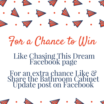 For a Chance to Win- Like Chasing This Dream Facebook pageFor an extra chance Like _ Share the Contest post on Facebook